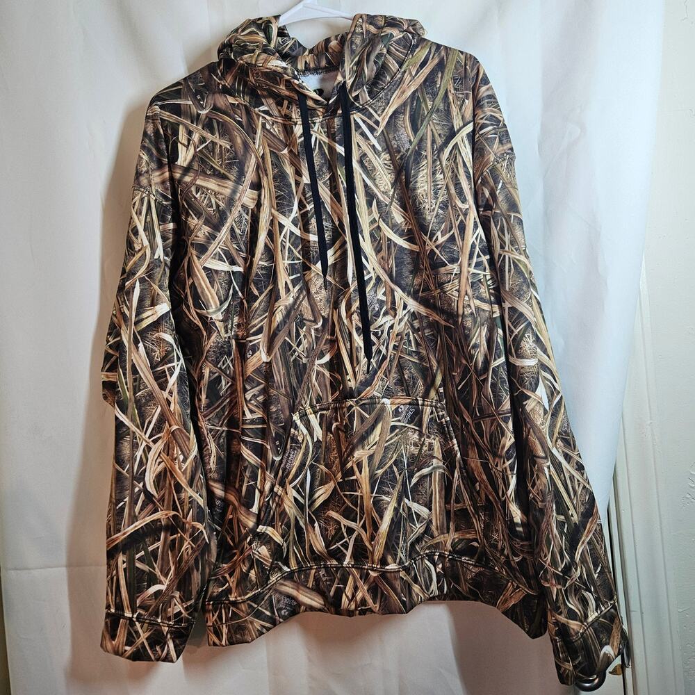 Mossy Oak Camo Light Fleece pullover size large